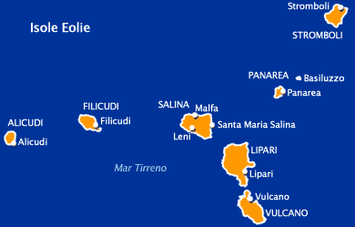 Eolie in barca a vela
